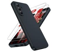 LeYi Cover per Samsung A36 5G con 2 Pezzi Vetro Temperato, Custodia Morbida Silicone Liquida TPU Protettivo Ultra Slim Antiurto, Case con Protezione Fotocamera per Samsung Galaxy A 36, Viola