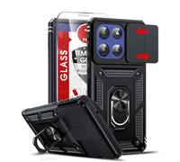 LeYi Custodia per Moto G-Stylus 2025: con cover per fotocamera scorrevole e pellicola protettiva, [grado militare] robusta custodia antiurto con anello magnetico cavalletto Funda para per MotoG Stylus