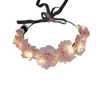 LEYILE Illumina Corone Floreali Led Corone Floreali Incandescenza Fiore Corone Illumina Fascia Per Le Donne