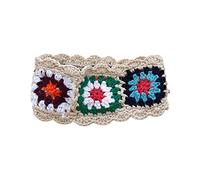 LEYILE Pastorale Bandana Turbante Crochet Sciarpa Dei Capelli Colore Corrispondenza Hairband Fascia per Capelli Lavorato A Maglia Per Le Donne Accessorio