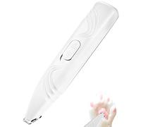 LEYOUFU Tagliacapelli elettrico senza fili per cani e gatti, a basso rumore, per tagliare i peli di animali domestici intorno a zampe, occhi, orecchie, viso, groppa (bianco)