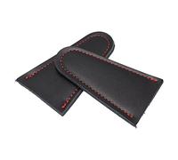 LEYT Accessori per Archi, Un Paio di Protezioni per Punte in Pelle Resistenti all'abrasione per Arco Ricurvo all'aperto (Nero)