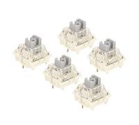 LEYT Interruttori Tastiera Meccanici, Interruttori Tastiera Durevoli Lineari Impermeabili 45 Pezzi Professionali per Tastiera Meccanica da Gioco (G Silver PRO, Doppia Molla)