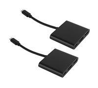 LEYTON 2X Adattatore USB Hub USB C per, Convertitore da 1080P Tipo C A Dock per