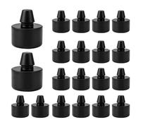 LEYURISE 20 pezzi paraurti in gomma coperchio griglia push-in barbecue paraurti piedini di ricambio in silicone per griglie coperchio compatibile con Weber Genesis Spirit Traveler Sostituire #: 66061