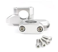 LEZFXDOX Rialzo per Manubrio Moto per BMW F800R R1200R F800GS F800GSA F800GT 28mm 1 1/8" Riser Manubrio Fat Bar spostato Indietro(Silver)