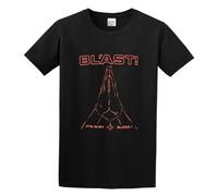 LEZHONGQIU Bl'Ast! It's in My Blood Men's T-Shirt Unisex Black Men Tees L