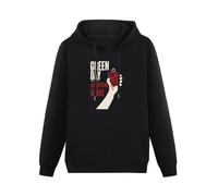 LEZHONGQIU Green Day American Idiot Unisex Sweatshirts Black Mens Pullover Hoodies 3XL