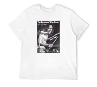 LEZHONGQIU Karen Carpenter The Drummer Who Sang Men's T-Shirt Unisex White Men Tees XL