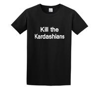 LEZHONGQIU Kill The Kardashians Funny Kim Men's T-Shirt Unisex Black Men Tees XXL