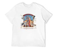 LEZHONGQIU Megaforce 80S B Movie Action Parody Fan Men's T-Shirt Unisex White Men Tees XXL