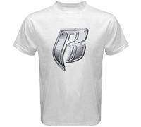 LEZHONGQIU Ruff Ryders Rap Hip Hop Group Music Logo Men's T-Shirt Unisex White Men Tees S