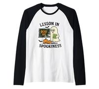 Lezione in Spookiness Boo 101 Maglia con Maniche Raglan