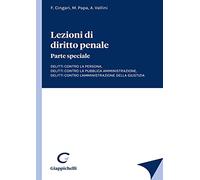 Lezioni di diritto penale. Parte speciale. Delitti contro la persona, delitti contro la pubblica amministrazione, delitti contro l'amministrazione della giustizia