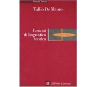 Lezioni di linguistica teorica - De Mauro Tullio