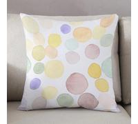 LEZUAHSH Federe per Cuscini,Cuscini Divano Fodera per Cuscino Camera da Letto Decorazione per Interni 50x50cm Cuscino,Carta da parati per bambini. Coriandoli colorati per le feste. Stampa multi
