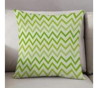 LEZUAHSH Federe per Cuscini,Cuscini Divano Fodera per Cuscino Camera da Letto Decorazione per Interni 50x50cm Cuscino,Verde lime, motivo tradizionale a zigzag chevron con simmetria,