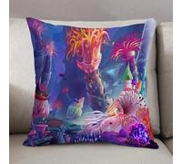LEZUAHSH Federe per Cuscini,Cuscini Divano Fodera per Cuscino Camera da Letto Decorazione per Interni 50x50cm Cuscino,Illustrazione The Running Water World - Forse non hai notato che la cosa pi