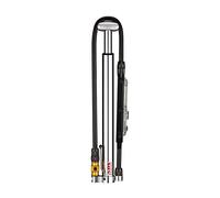 Lezyne 1-MP-MFDR-V206HPDG - Mini pompa CNC Micro Floor Drive Digital HPG, 160 PSI, 30 cm, colore: Argento lucido