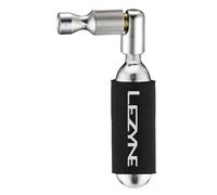 Lezyne Trigger Drive Co2 For Shrader/presta With Neoprene Sleeve Co2 Cartridge Argento Silver / Hi Gloss