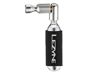 Lezyne Cartuccia Di Co2 Trigger Drive Co2 For Shrader/presta With Neoprene Sleeve Silver / Hi Gloss