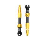 Lezyne CNC TLR Tubeless Valve Pro, 44 mm, oro, coppia