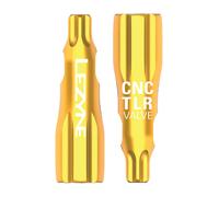 Lezyne - CNC TLR Valve Caps Only (Pair) - Gold