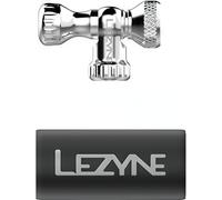 Lezyne Control Drive Head Only Neoprene Silver/Hi Gloss CO2 pompa