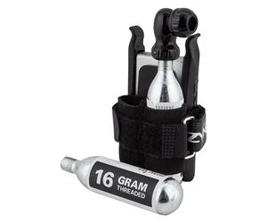 Lezyne Doppio Drive Co2 Kit Combo 2 16g Cart-2 Levers-6 Patches-Scuffer-Tire