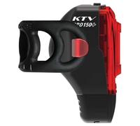 Lezyne Ktv Drive Pro+ Rear Light Rosso 150 Lumens Black / Red