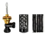 LEZYNE Gonfiatore a CO2 per pneumatici tubeless, dispenser 2 in 1 di CO2 e kit di riparazione pneumatici, gonfia e sigilla i pneumatici, include strisce di spina