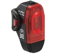 Lezyne Ktv Pro - Illuminazione posteriore per bicicletta/vtt, LED ricaricabile USB, unisex, per adulti, nero, taglia unica