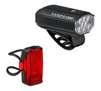 Lezyne Set Di Luci Lite Drive 1200+/ktv Drive Pro Black / Red