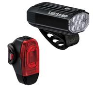 Lezyne Micro Drive 800+/KTV Drive+ Pair Satin Black/Black Front 800 lm / Rear 40 lm Luci bicicletta