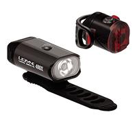 LEZYNE Mini Drive 400/Femto-Coppia di luci, Unisex, per Adulti, Taglia Unica, Colore: Nero, Illuminazione per Bicicletta/MTB, LED Ricaricabile USB, 50