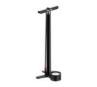 LEZYNE Pompa da pavimento per bicicletta con azionamento digitale CNC, completamente in lega CNC, molto resistente, ad alta pressione 220 PSI, compatibile con Presta e Schrader