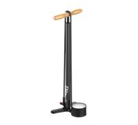 LEZYNE Pompa per bicicletta CLIK Floor Drive - Pompa da pavimento professionale di alta qualità con Chuck Pro in ABS | Costruzione in acciaio e alluminio con manometro analogico da 3,5" e manico in