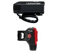 Lezyne fusion drive 500 ktv drive pro coppia di luci nere