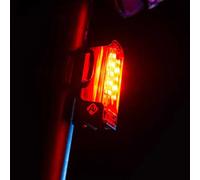 Lezyne Strip Alert Drive Pro 400 Light Set Rosso 400 Lumens Black / Red