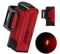 Lezyne Strip Drive 300+ Luce posteriore per bicicletta, nera, USB, 300 lumen
