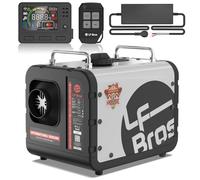 LF Bros Riscaldatore Diesel 5kw, 12V/24V/220V Tutto in Uno, Portatile Notturno Con Telecomando per Camper, Van, Tenda, Garage (Bianco)