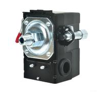 LF10-1H Air Compressor Pressure Switch 90-125 PSI | 90-125 PSI working range, 26A contacts, 240V max, ABS body, easy replacement fit