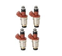 LFAMZO 4x ugelli di iniezione del carburante compatibili con Nissan Pickup D21 2.4L 1990 1995 adatti for GMC Sonoma 2.2L 2000-2003 FJ564 JS21-1 16600-86G00 16600-86G10 iniettori di carburante