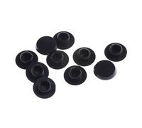 Lfang-Bulloni a testa esagonale M5-24 Nero Viti di fissaggio a esagono incassato Viti Coperture Tappi Bullone a brugola Vite Dado Testa tonda Copri tappo di protezione, 10 PZ, Durevole e resistente al