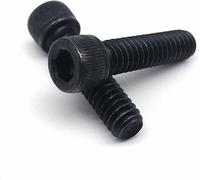 Lfang-Bulloni a Testa Esagonale UNC 1/4-20 Filettatura Grossa Nero Grado 12.9 Ac