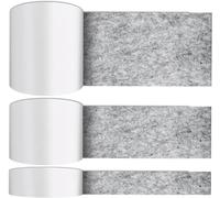 LFBEST Feltro Autoadesivo,3 Rotoli Feltrini per Mobili (100 cm x 10 cm+ 100 cm x 5 cm +100 cm x 2 cm)Tagliare Qualsiasi Forma,per Mobili Piedini Spessore Sedie,Mobili Pesanti Protezione del Pavimento