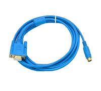 LFCXYOCD DVPCAB215 Cavo di Programmazione Linea Download PC-DVP Interfaccia Seriale RS232 Protezione ad Anello Magnetico