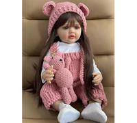 LFdolls Bambole Reborn 22 pollici 55 cm Bambole Reborn Femmine Morbido Silicone Vinile Ragazzi E Ragazze Regalo Giocattolo Reborn Bambola Femmina Morbido Adatto Per 3 Anni +