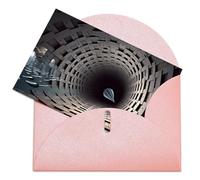 LFDSEPYM Biglietto di auguri vuoto con busta, carta perlata, biglietto 3D Art Thinking of You, biglietto regalo per compleanno, congratulazioni, matrimonio, tutte le occasioni
