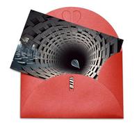 LFDSEPYM Biglietto di auguri vuoto con busta, carta perlata, biglietto 3D Art Thinking of You, biglietto regalo per compleanno, congratulazioni, matrimonio, tutte le occasioni